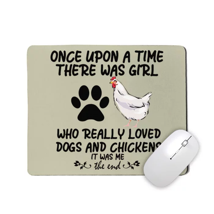 Funny Chicken For Women Funny Dog Tee Farmer Dog Mousepad