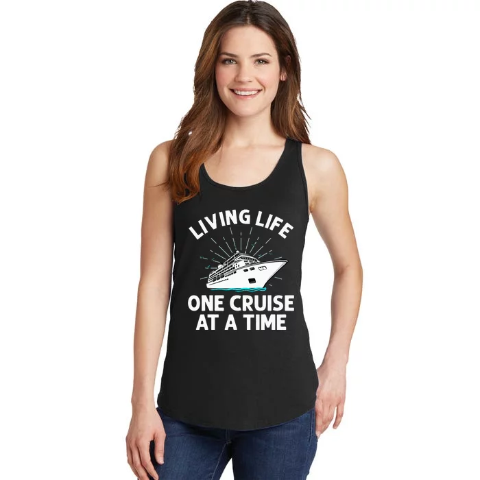 Funny Cruise  Family Cruise Vacation Couples Ladies Essential Tank