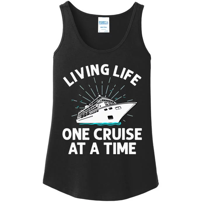 Funny Cruise  Family Cruise Vacation Couples Ladies Essential Tank