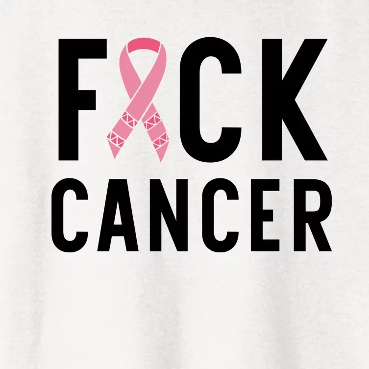 Fuck Cancer Women's Crop Top Tee