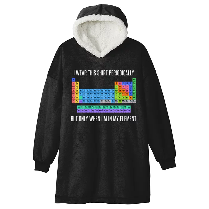 Funny Chemistry Hooded Wearable Blanket