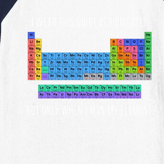 Funny Chemistry Baseball Sleeve Shirt