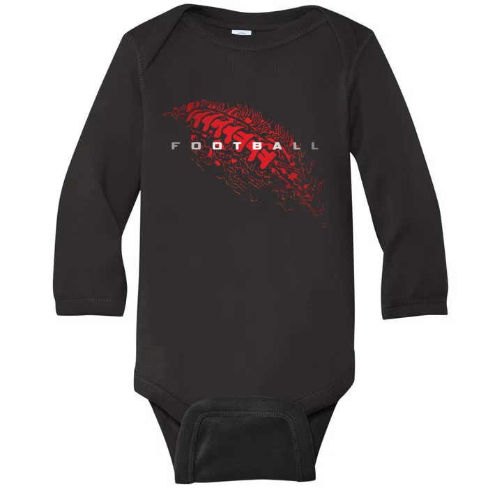 Football Clothing Football Baby Long Sleeve Bodysuit