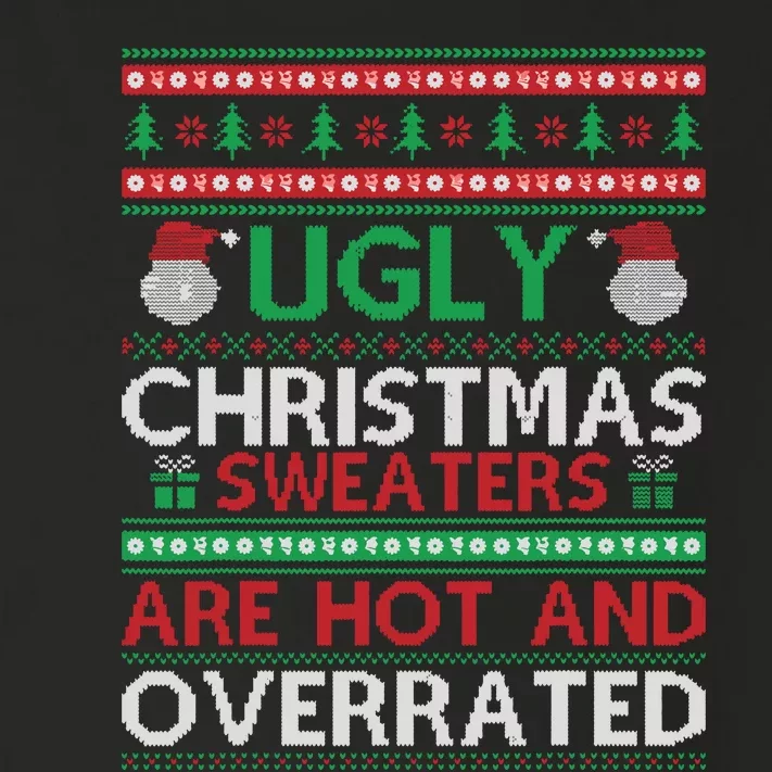 Funny Christmas For Ugly Sweater Party Toddler Long Sleeve Shirt