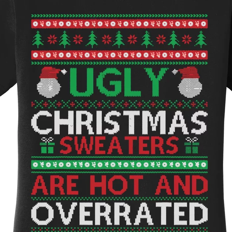 Funny Christmas For Ugly Sweater Party Women's T-Shirt