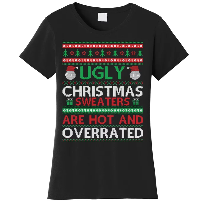 Funny Christmas For Ugly Sweater Party Women's T-Shirt