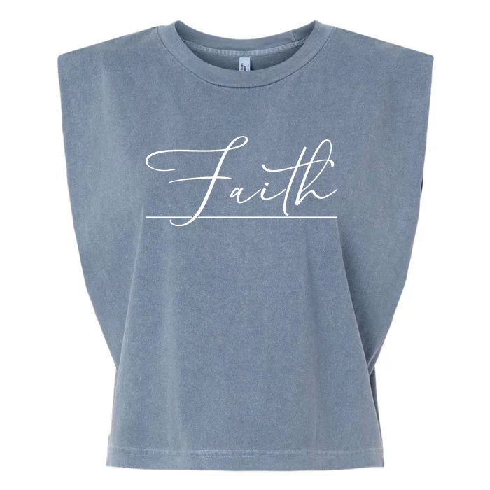 Faith Christian Garment-Dyed Women's Muscle Tee