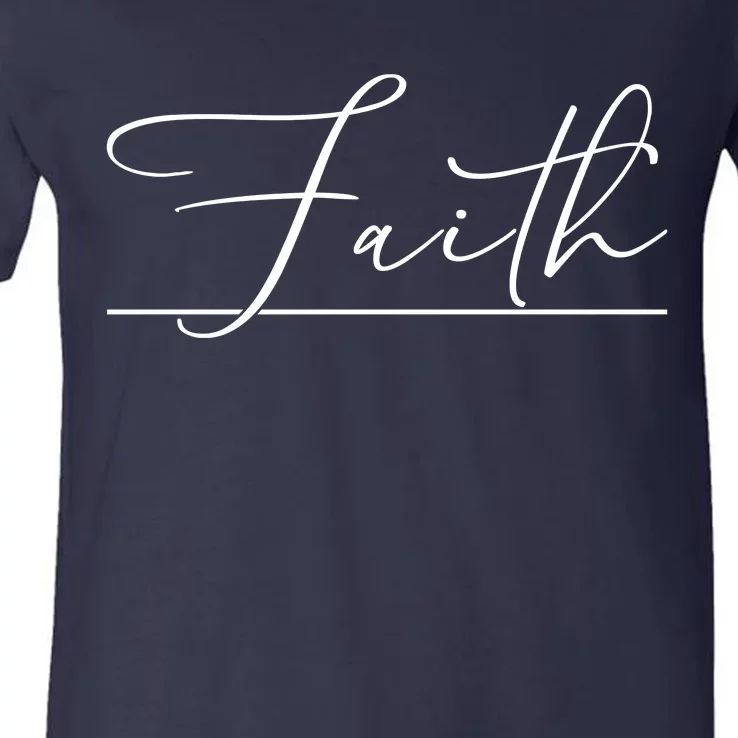 Faith Christian V-Neck T-Shirt