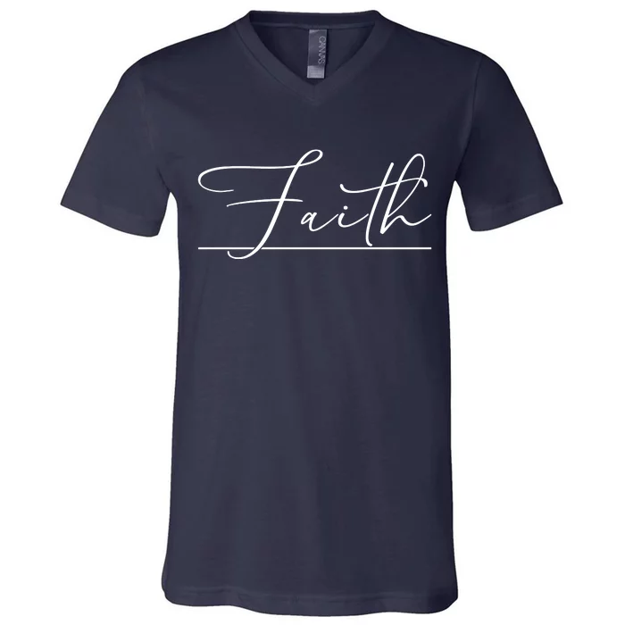 Faith Christian V-Neck T-Shirt