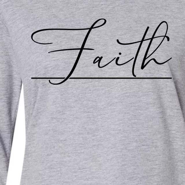 Faith Christian Womens Cotton Relaxed Long Sleeve T-Shirt