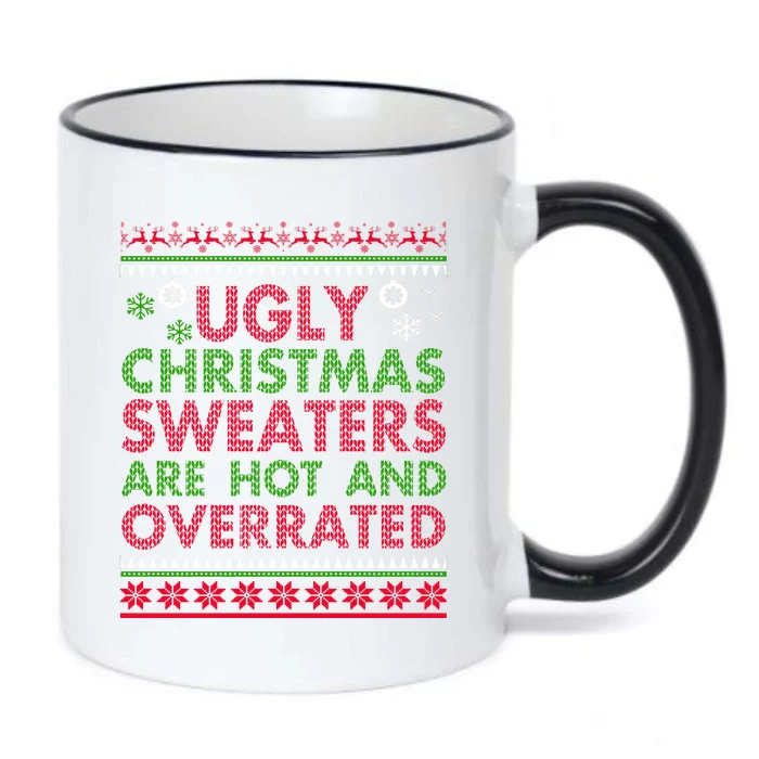 FUNNY CHRISTMAS GIFT FOR UGLY PARTY Black Color Changing Mug