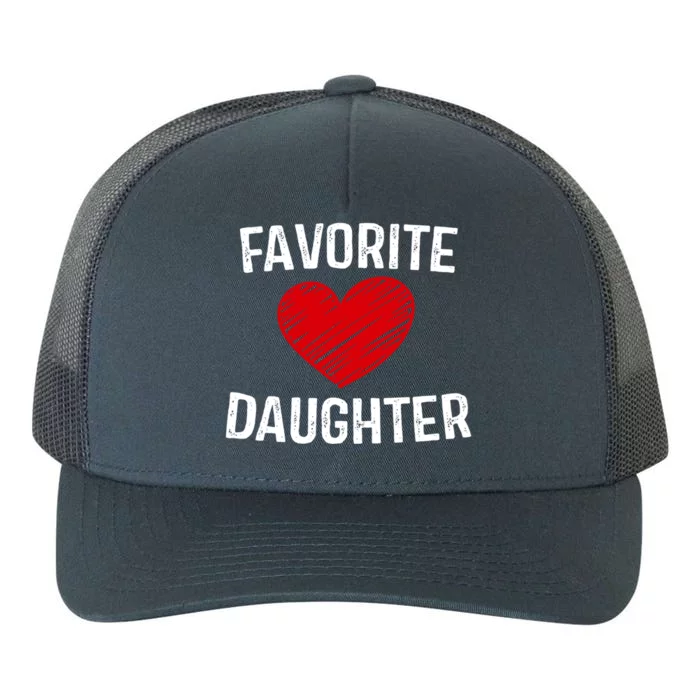 Funny Christmas Gifgift Hq Favorite Daughter Cool Gift Blue Small Yupoong Adult 5-Panel Trucker Hat