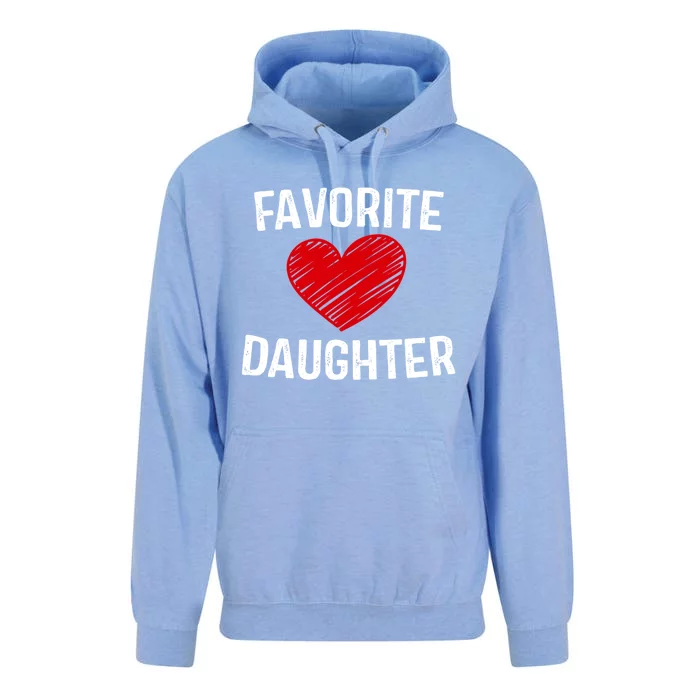 Funny Christmas Gifgift Hq Favorite Daughter Cool Gift Blue Small Unisex Surf Hoodie