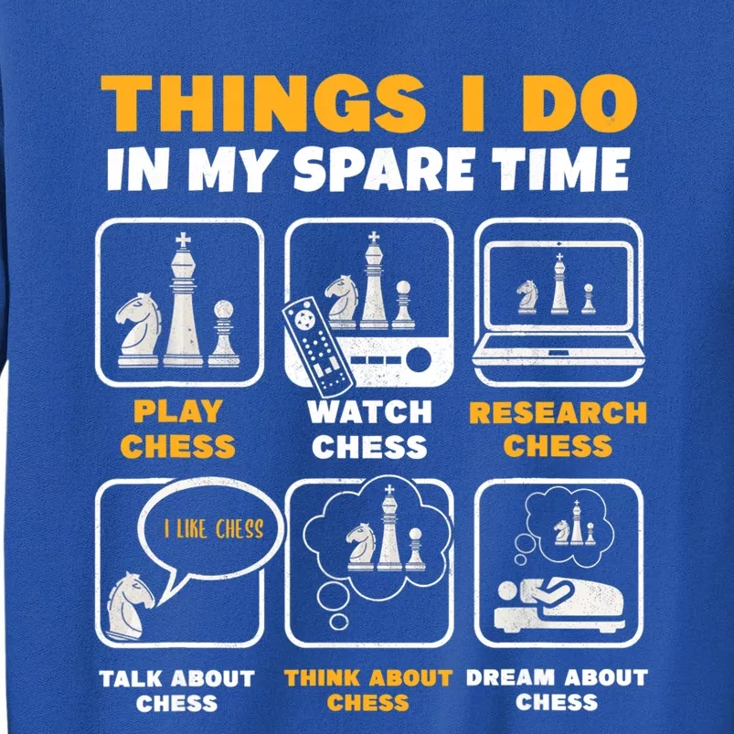 Funny Chess Gift For Players Things I Do In My Spare Time Sweatshirt