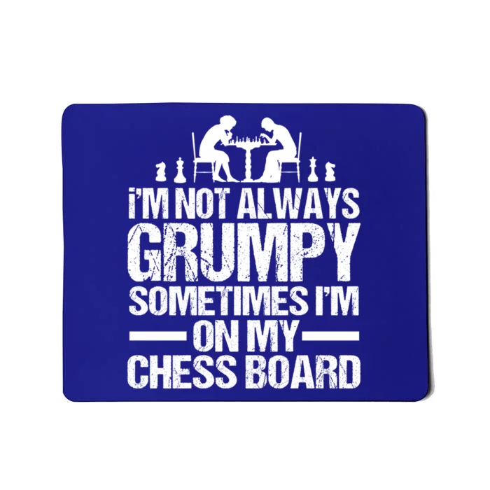 Funny Chess Grandpa Funny Retired Papa Gift Mousepad