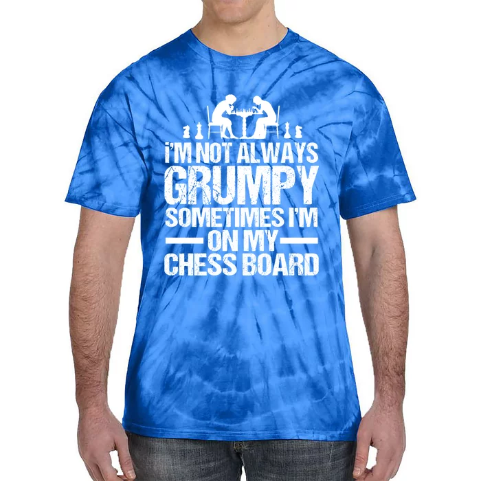 Funny Chess Grandpa Funny Retired Papa Gift Tie-Dye T-Shirt