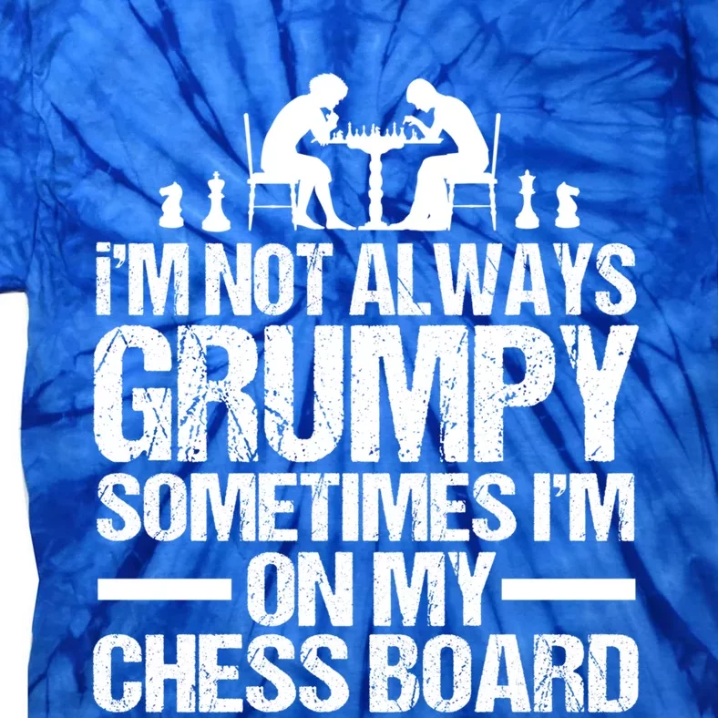 Funny Chess Grandpa Funny Retired Papa Gift Tie-Dye T-Shirt