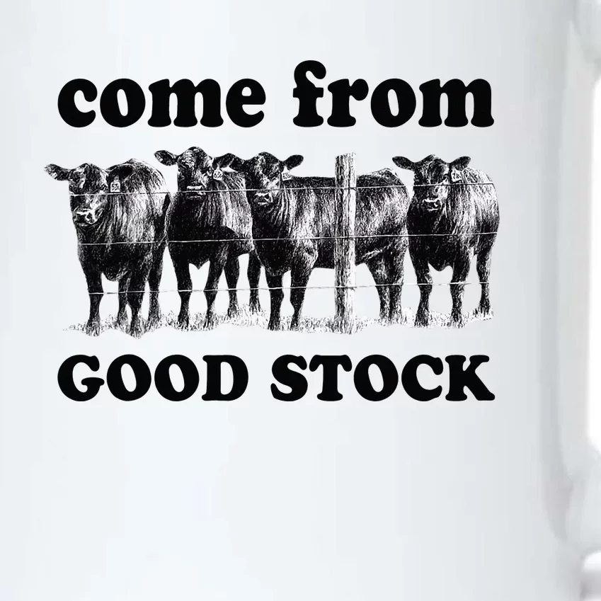 Funny Cow Gang I Come From Good Stock Farm Animals Cattles Black Color Changing Mug