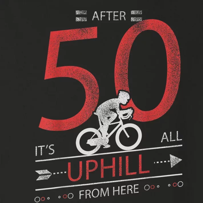 Funny Cyclist Gift  50 years old 50th Birthday Tee Toddler Long Sleeve Shirt