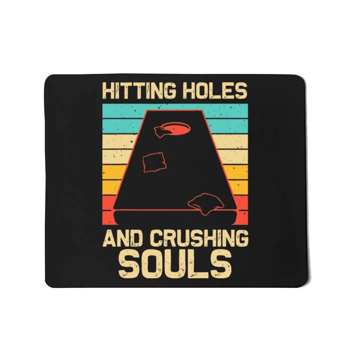 Funny Cornhole Gift For Women Cornhole Players Holes Mousepad