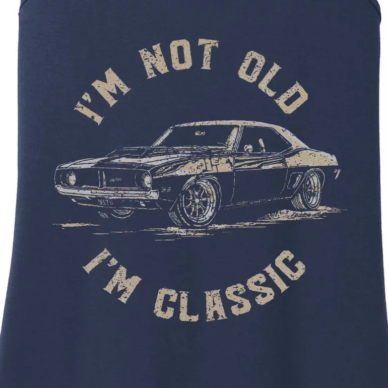 Funny Car Graphic IM Not Old IM Classic Ladies Essential Tank