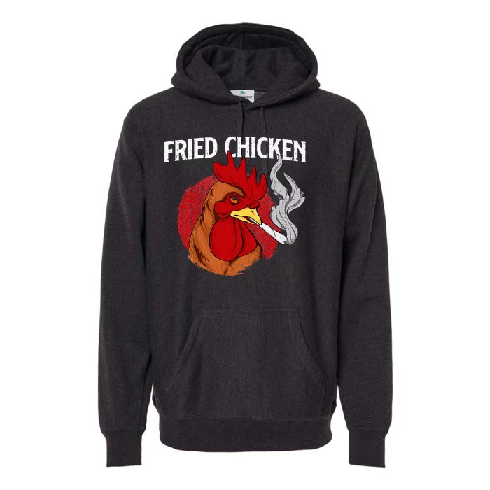 Fried Chicken Gangster Chickens Farm Owner Farmyard Farmer Premium Hoodie