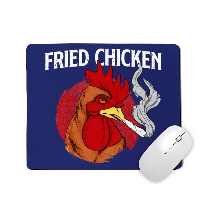 Fried Chicken Gangster Chickens Farm Owner Farmyard Farmer Mousepad