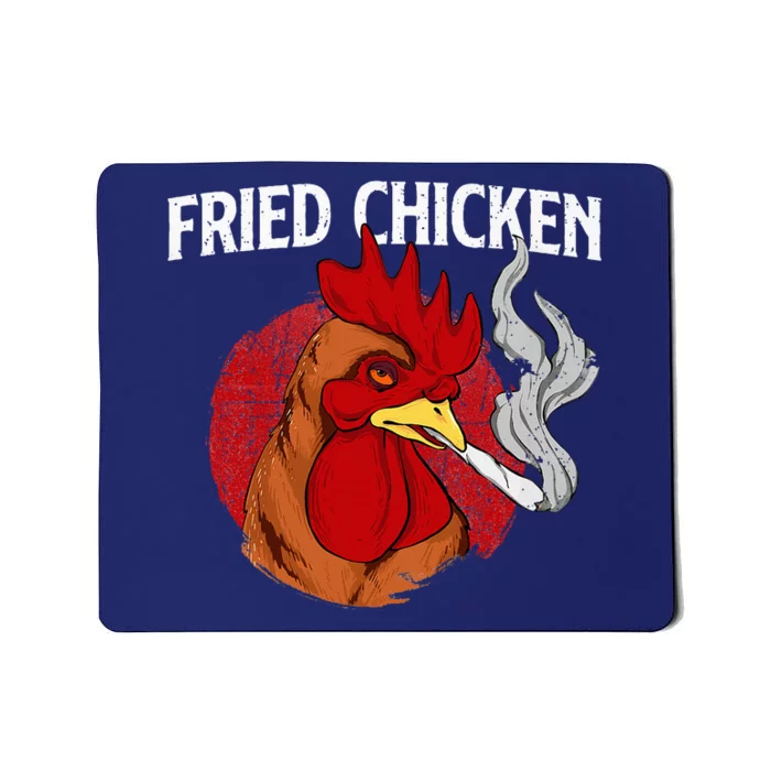 Fried Chicken Gangster Chickens Farm Owner Farmyard Farmer Mousepad