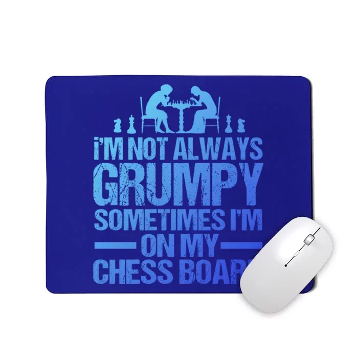 Funny Chess Grandpa Funny Retired Papa Gift Mousepad