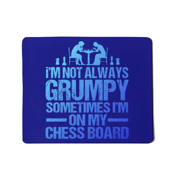 Funny Chess Grandpa Funny Retired Papa Gift Mousepad