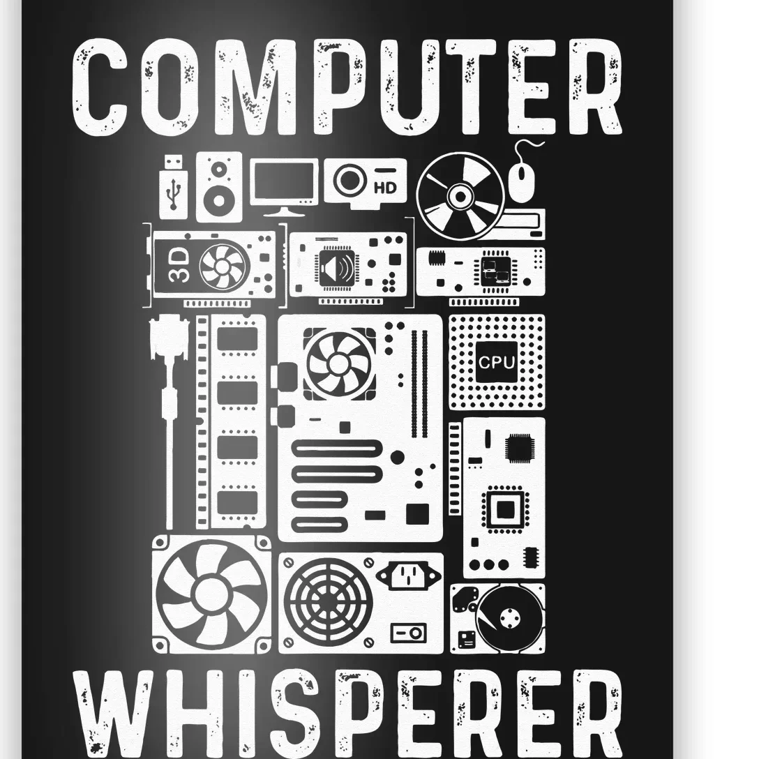 Funny Computer Geek Tech Nerd Gift  Cool Support Poster