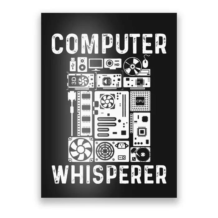 Funny Computer Geek Tech Nerd Gift  Cool Support Poster