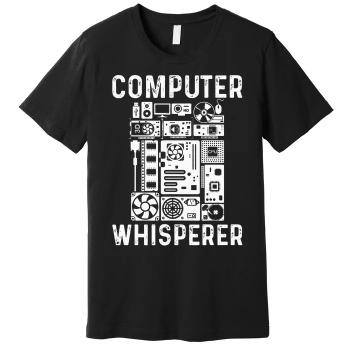 Funny Computer Geek Tech Nerd Gift  Cool Support Premium T-Shirt