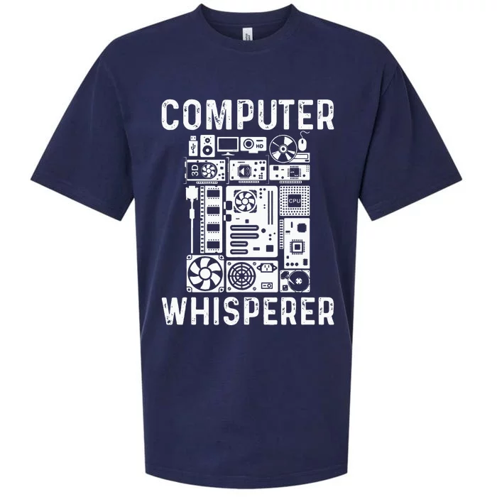 Funny Computer Geek Tech Nerd Gift  Cool Support Sueded Cloud Jersey T-Shirt