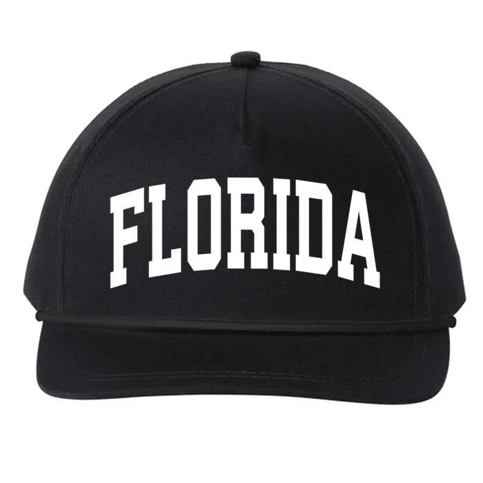 Florida Crewneck Gift Sports College Style State Funny Gift Snapback Five-Panel Rope Hat