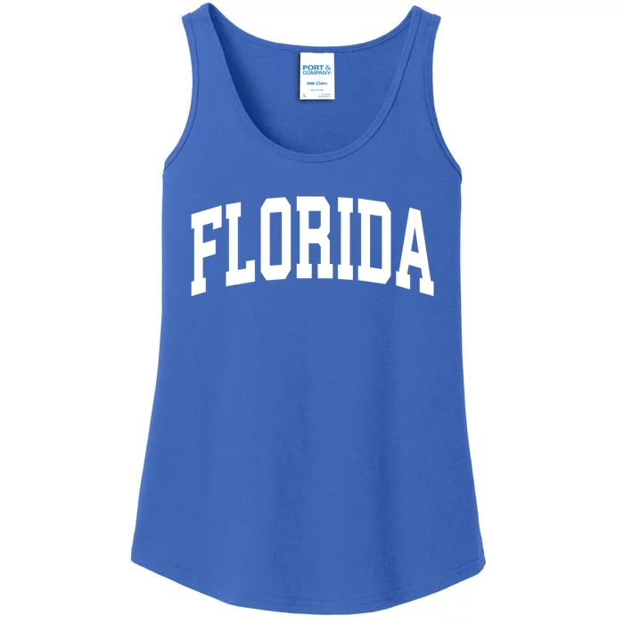 Florida Crewneck Gift Sports College Style State Funny Gift Ladies Essential Tank