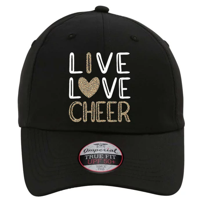 Funny Cheerleading Girls Leopard Cheetah Print Love Cheer The Original Performance Cap