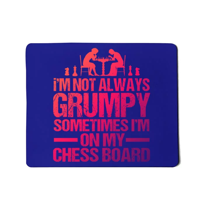 Funny Chess Grandpa Funny Retired Papa Gift Mousepad