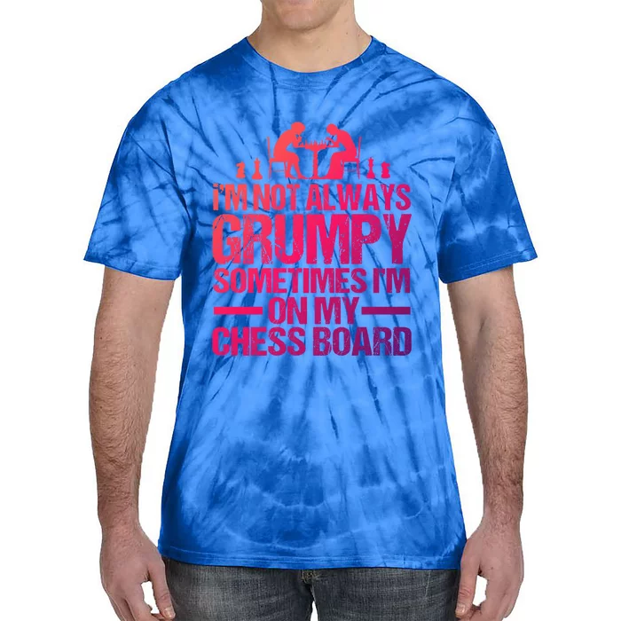 Funny Chess Grandpa Funny Retired Papa Gift Tie-Dye T-Shirt