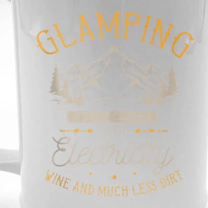 Funny Camper Glamping Nature Drinking Front & Back Beer Stein