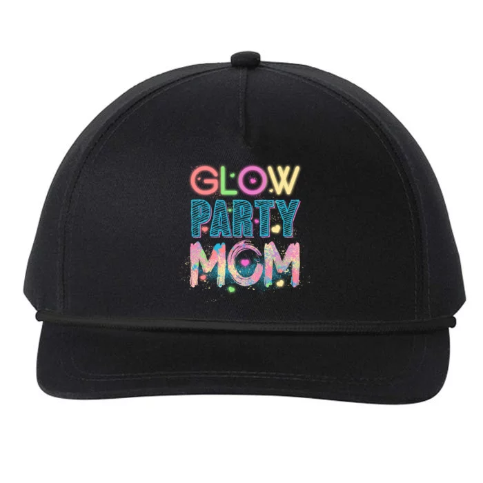 Funny Cute Glow Party Mom Snapback Five-Panel Rope Hat