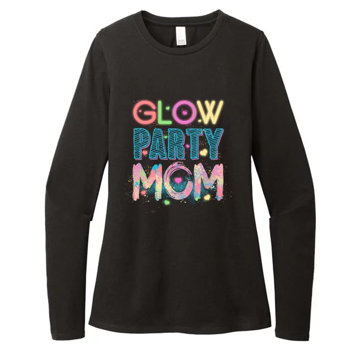 Funny Cute Glow Party Mom Womens CVC Long Sleeve Shirt