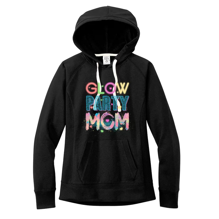 Funny Cute Glow Party Mom Women's Fleece Hoodie