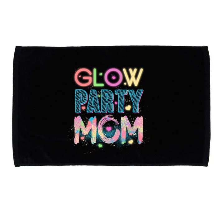 Funny Cute Glow Party Mom Microfiber Hand Towel