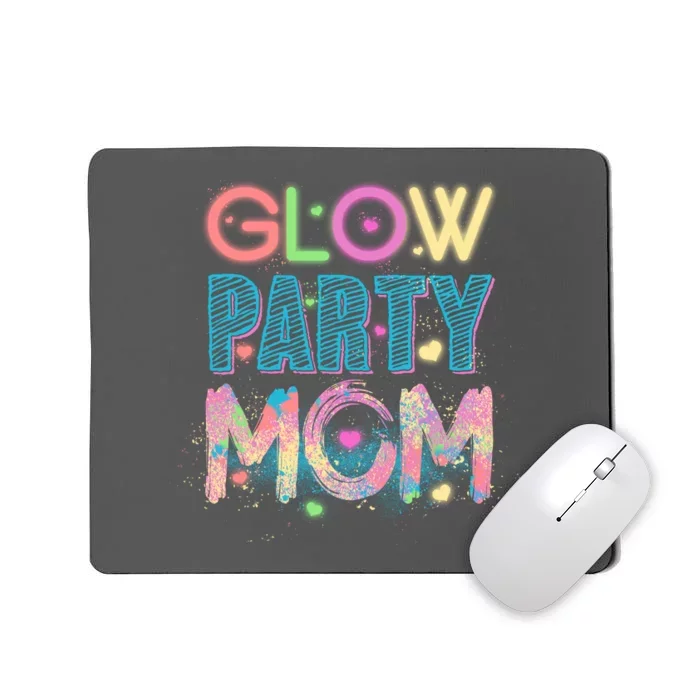 Funny Cute Glow Party Mom Mousepad