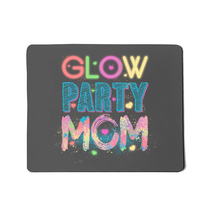 Funny Cute Glow Party Mom Mousepad