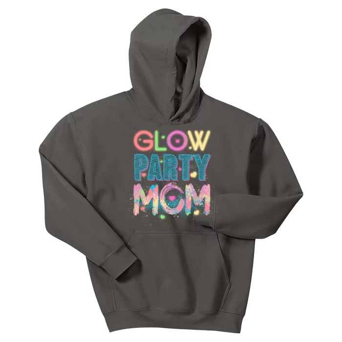 Funny Cute Glow Party Mom Kids Hoodie