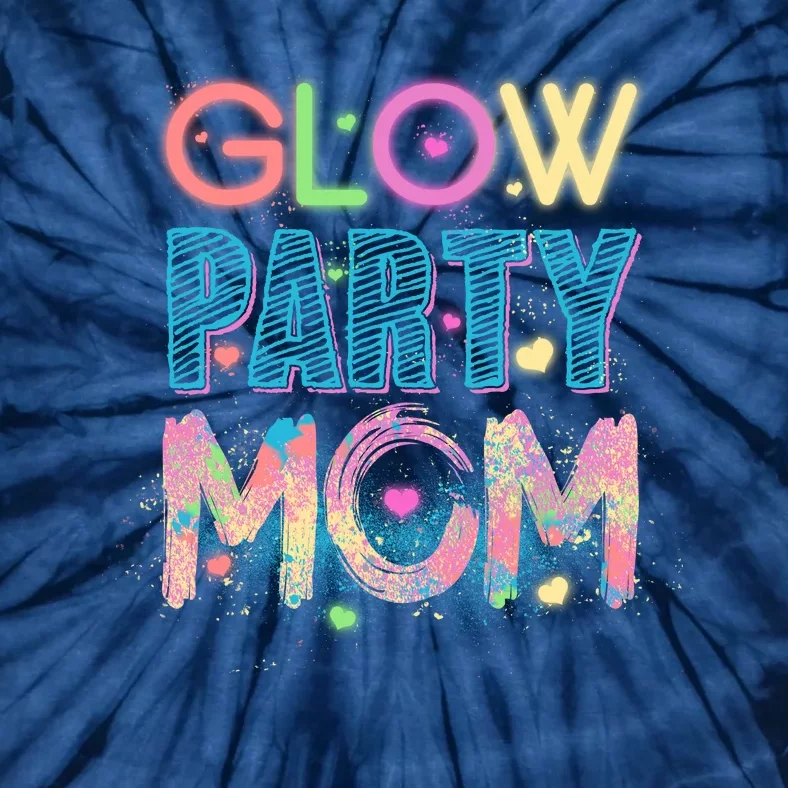 Funny Cute Glow Party Mom Tie-Dye T-Shirt