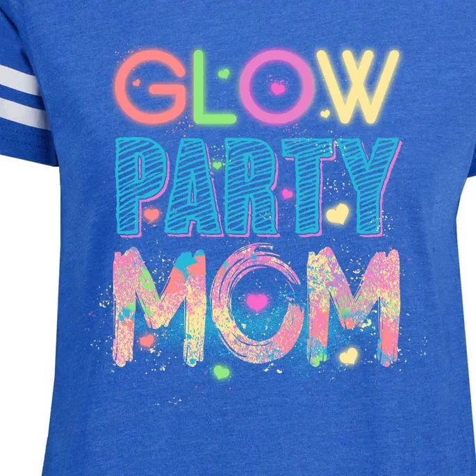 Funny Cute Glow Party Mom Enza Ladies Jersey Football T-Shirt