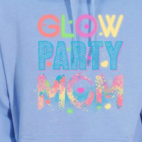 Funny Cute Glow Party Mom Unisex Surf Hoodie